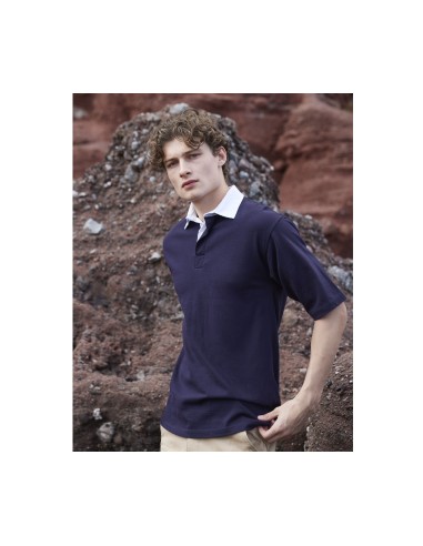 F-FR003-Polo de rugby à manches courtes